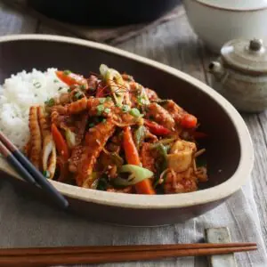 Spicy Squid Dopbap